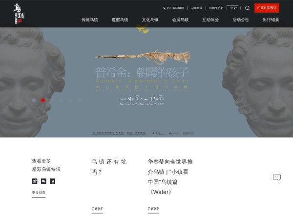 乌镇旅游网站预览图