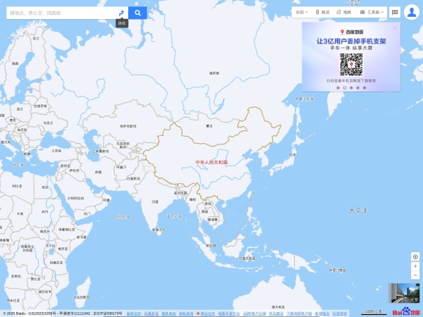 百度地图预览图