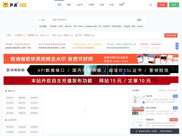 芦虎导航 目录导航网预览图