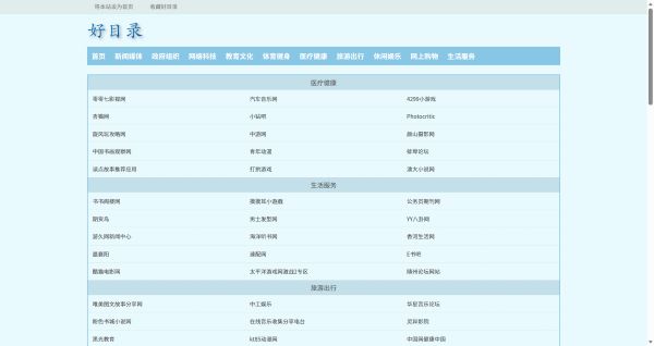 好目录-分类目录-网站目录-网站分类目录-网站目录大全-免费网站目录提交